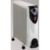 RW-25 calefactor elctrico Negro  Gris 2500 W Radiador