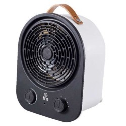 TH-22 calefactor elctrico Interior Negro  Blanco 2000 W Ventilador elctrico