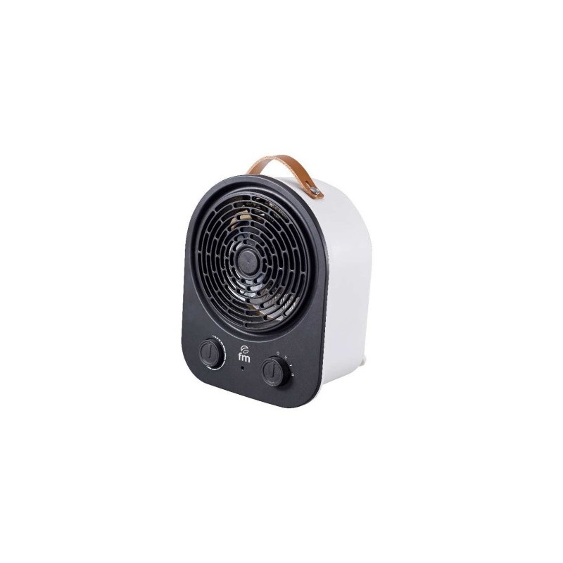 TH-22 calefactor elctrico Interior Negro  Blanco 2000 W Ventilador elctrico