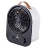 TH-22 calefactor elctrico Interior Negro  Blanco 2000 W Ventilador elctrico