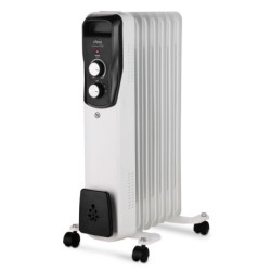 83505507 calefactor elctrico Interior Blanco 1500 W Radiador de aceite elctrico
