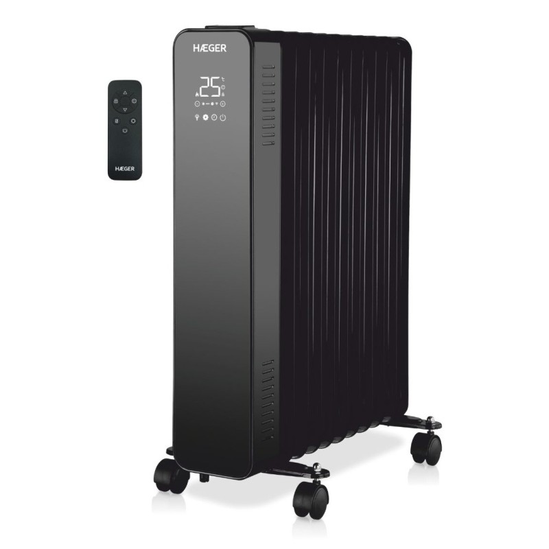 Digital XI Interior Negro 2500 W Radiador de aceite elctrico