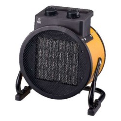 TI-20 calefactor elctrico Interior Negro  Amarillo 2000 W Ventilador elctrico