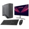 Core Slim Intel Core i5 14400/16GB/1TB SSD Nvme Negro + Monitor 24 Teclado y ratn