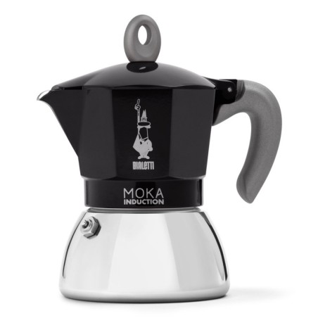 Moka Induction Cafetera italiana 0 9 L Negro