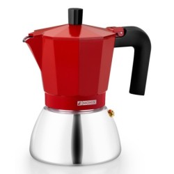 M863106 cafetera manual Cafetera italiana 0 37 L Rojo