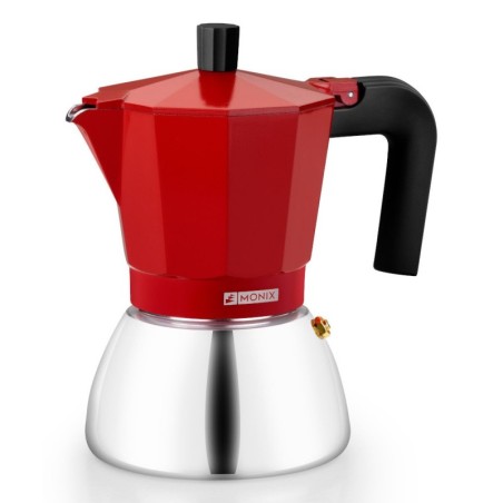 M863106 cafetera manual Cafetera italiana 0 37 L Rojo