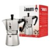 Moka Express Cafetera italiana 0 775 L Aluminio  Negro