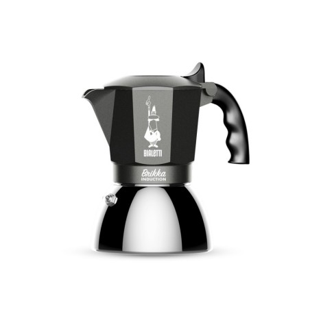 Brikka Induction Cafetera italiana Negro  Acero inoxidable