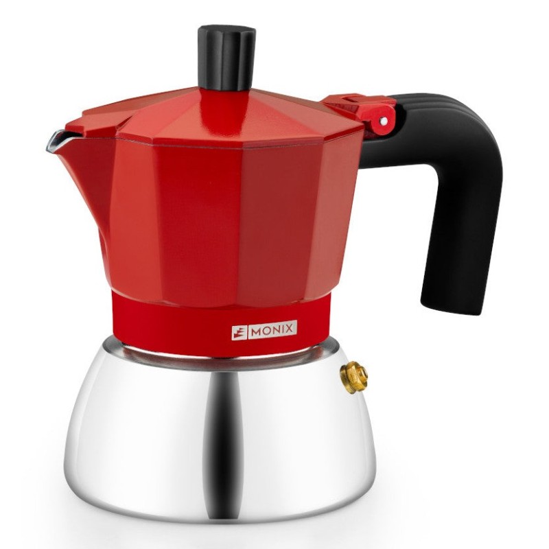 M863103 cafetera manual Cafetera italiana 0 195 L Rojo