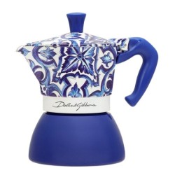 5356 cafetera manual Cafetera italiana 0 19 L Azul  Blanco