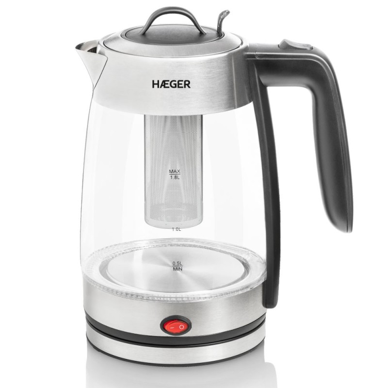 EK-22F.020A tetera elctrica 1 8 L 2200 W Gris  Transparente