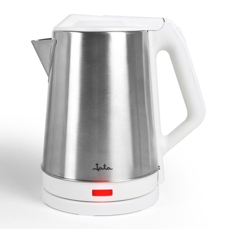 JEHA1723 tetera elctrica 2 L 1500 W Acero inoxidable  Blanco