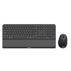 6000 series SPT6607B/16 teclado Ratn incluido Universal RF Wireless + Bluetooth Negro