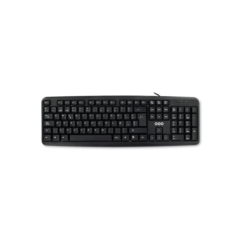 OQO-T001-U teclado USB QWERTY Espaol Negro