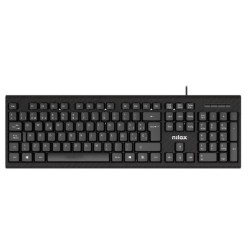 NXKME0011 teclado Ratn incluido Oficina USB Espaol Negro