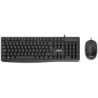 NXKME0012 teclado Ratn incluido Universal USB QWERTY Espaol Negro