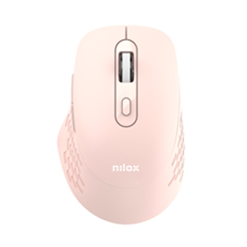 RATON DUAL WIRELESS 1600 DPI ROSA ratn Oficina Bluetooth + USB Type-A ptico
