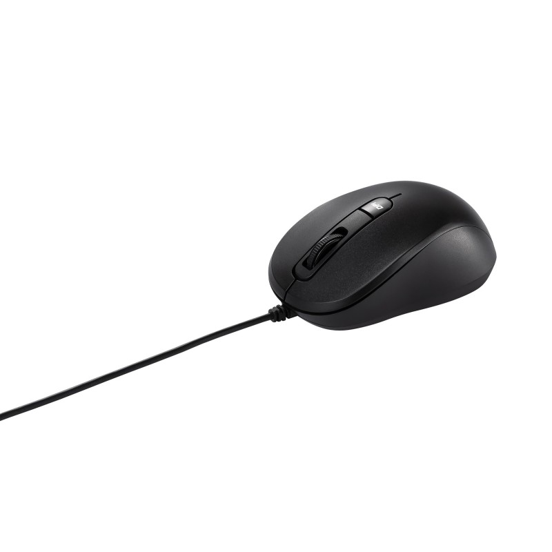 MU101C ratn Oficina Ambidextro USB tipo A ptico 3200 DPI