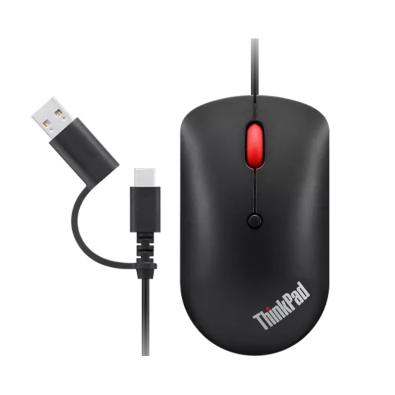 4Y51D20850 ratn Oficina Ambidextro USB Tipo C ptico 2400 DPI