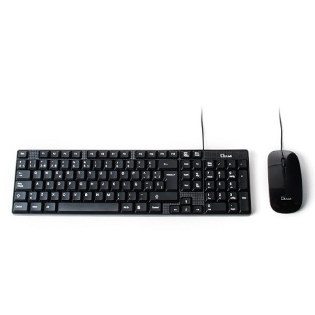LL-KB-816-COMBO teclado USB Espaol Negro
