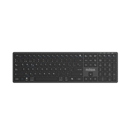 PRO WIRELESS BLACK ESPANOL teclado Hogar / Oficina USB + Bluetooth QWERTY Espaol Negro