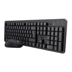 TKM-360 teclado Ratn incluido Oficina RF inalmbrico QWERTY Espaol Negro