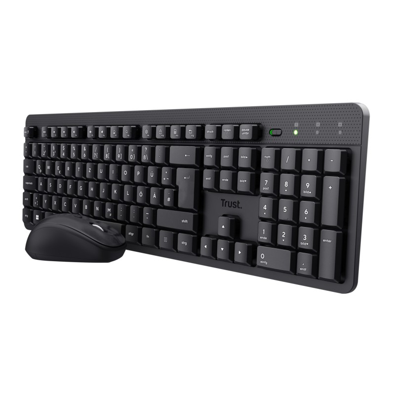 TKM-360 teclado Ratn incluido Oficina RF inalmbrico QWERTY Espaol Negro