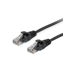 603153 cable de red Negro 1 5 m Cat6a U/UTP (UTP)