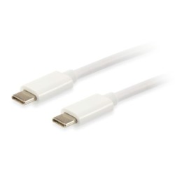 128352 Cable USB 3.2 Gen 2 C a C  2 0m  PD 60W  4K/60Hz  5Gbps  Blanco