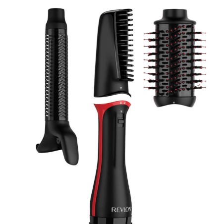 RVDR5333E Utensilio de peinado Herramienta de peinado con mltiples accesorios Caliente Negro  Rojo 1100 W 2 5 m