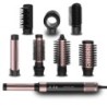 CermicCare AirGlam Herramienta de peinado con mltiples accesorios Airflow Negro  Oro rosado 1400 W 1 8 m