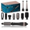 Bamba CeramicCare 10in1 Herramienta de peinado con mltiples accesorios Caliente Negro  Rosa 1 6 m