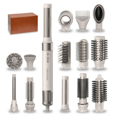 Bamba CeramicCare 14in1 Herramienta de peinado con mltiples accesorios Champn 1400 W 1 8 m