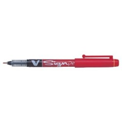 SW-VSP Bolgrafo cilndrico Rojo