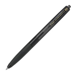 Super Grip G Negro Bolgrafo de punta retrctil con pulsador Medio 12 pieza(s)
