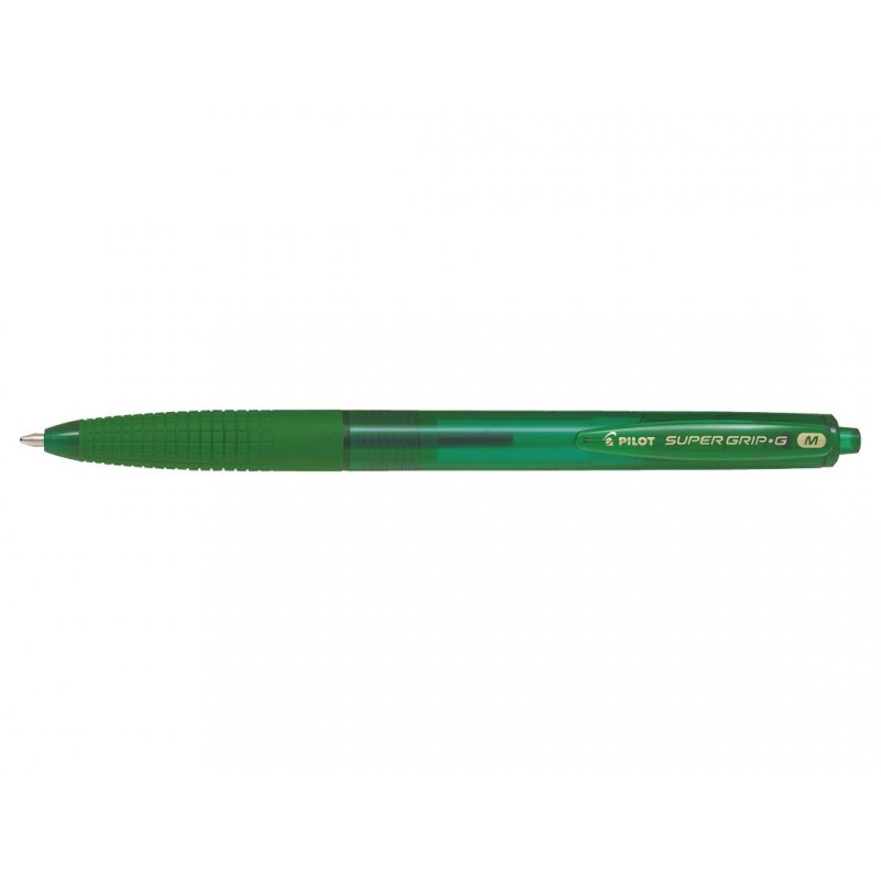 Super Grip G a Scatto Verde Bolgrafo de punta retrctil con pulsador Medio 1 pieza(s)