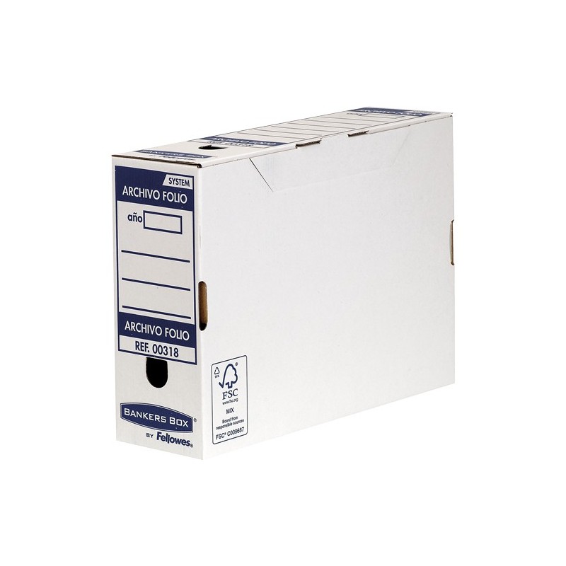 0031802 archivador organizador Azul  Blanco