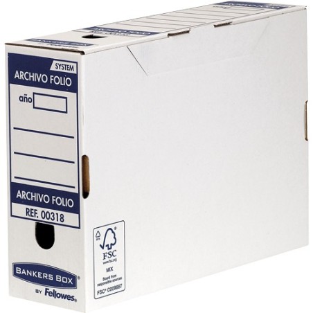 0031802 archivador organizador Azul  Blanco