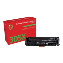 Everyday Tner Everyday Negro remanufacturado de Xerox es compatible con HP 305X (CE410X)  Capacidad alta