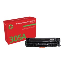Everyday Tner Everyday Negro remanufacturado de Xerox es compatible con HP 305A (CE410A)  Capacidad estndar