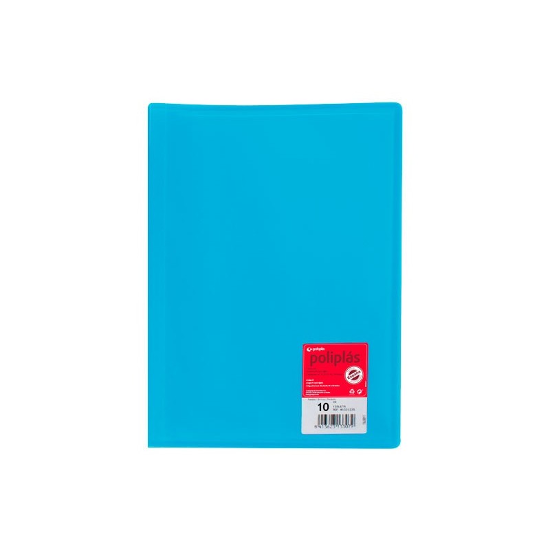 CARP. 10F POLIPLAS GRAFOPLAS A4 PP AZUL 01311230