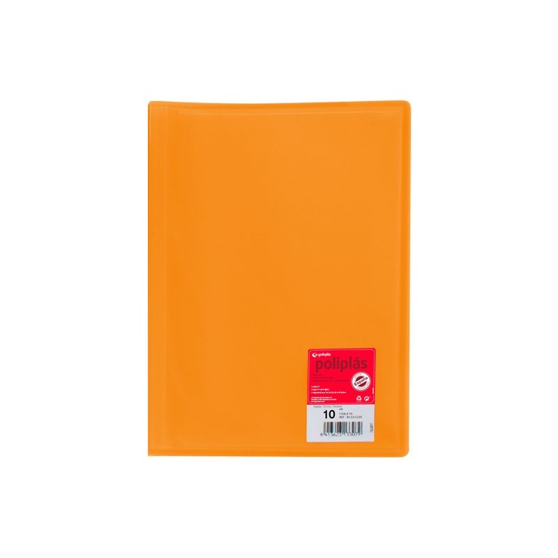 CARP. 10F POLIPLAS GRAFOPLAS A4 PP NARANJ 01311252