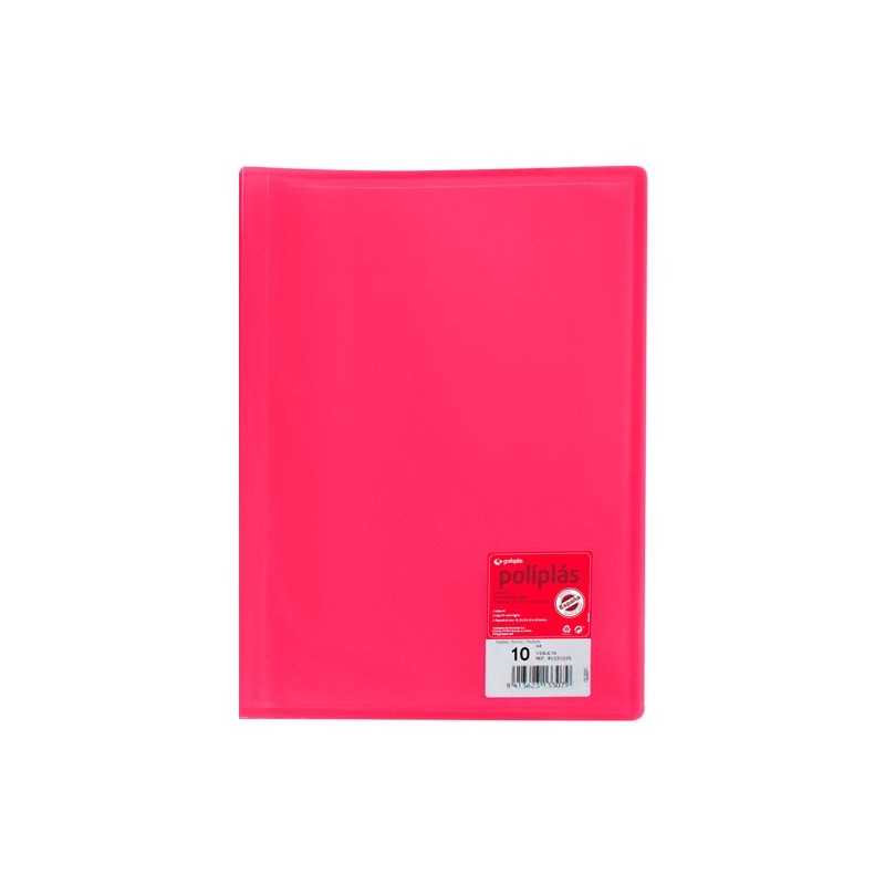 CARP. 10F POLIPLAS GRAFOPLAS A4 PP FUCSIA 01311254