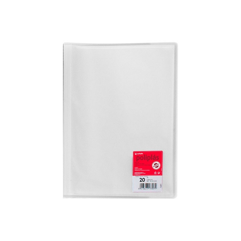 CARP. 20F POLIPLAS GRAFOPLAS A4 PP TRANSP 01321200