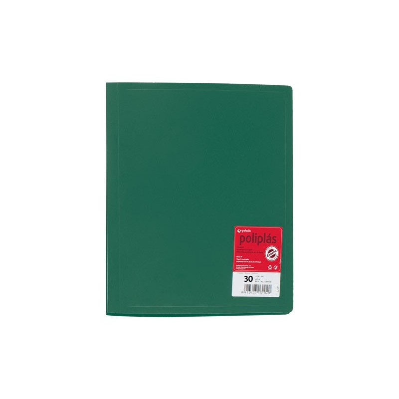 CARP. POLIPLAS GRAFOPLAS A4 PP 30FUND. VE 01330020