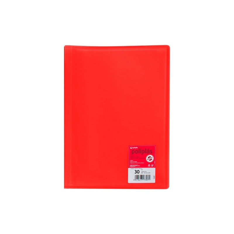 CARP. 30F POLIPLAS GRAFOPLAS A4 PP ROJO 01331251