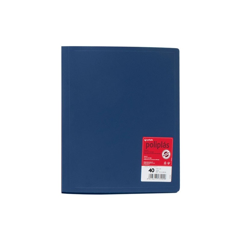 CARP. POLIPLAS GRAFOPLAS A4 PP 40FUND. AZ 01340030