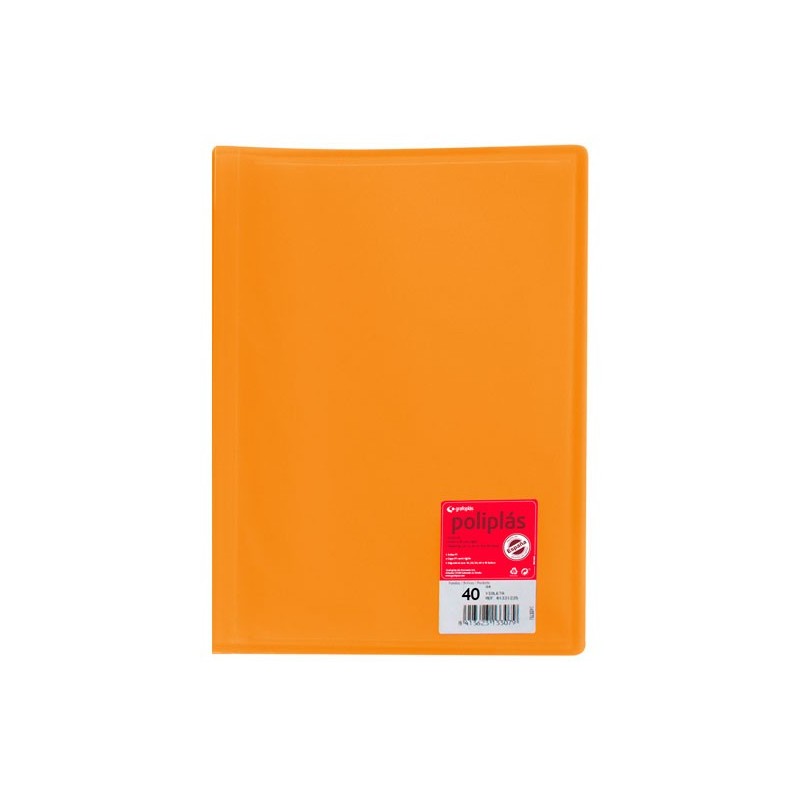 CARP. 40F POLIPLAS GRAFOPLAS A4 PP NARANJ 01341252