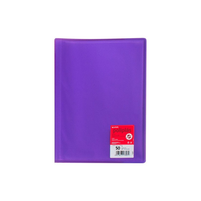 CARP. 50F POLIPLAS GRAFOPLAS A4 PP VIOLET 01351235